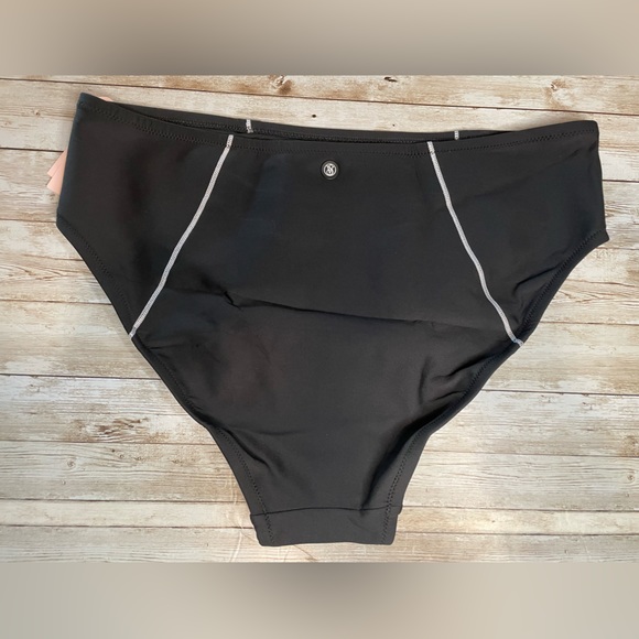 🆕 VICTORIA'S SECRET VS SWIM Sexy Sport Mid-Rise Bikini Bottom XXLARGE 20 Black - Picture 12 of 15